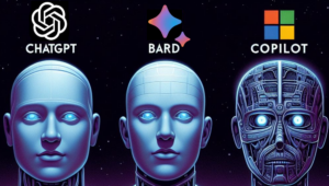 Comparaison des Meilleures IA en 2024 : ChatGPT, Google Bard et Microsoft Copilot.